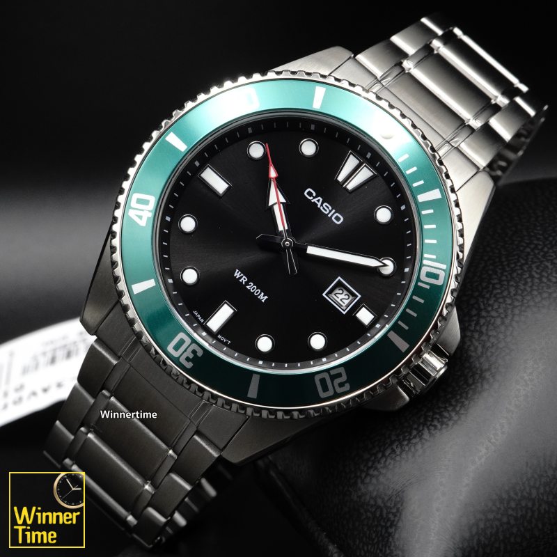 นาฬิกาCASIO มาตรฐาน รุ่น MDV-107D-3AV