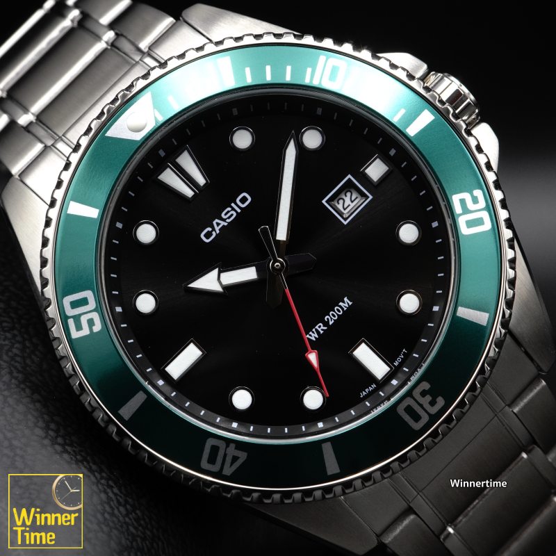 นาฬิกาCASIO มาตรฐาน รุ่น MDV-107D-3AV