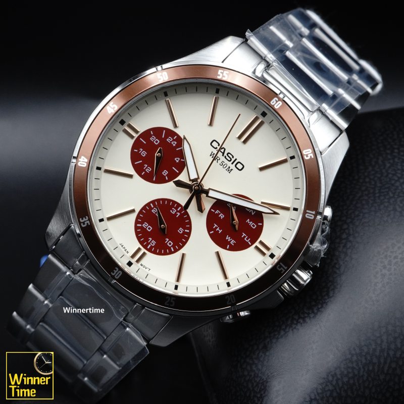นาฬิกา Casio มาตรฐาน รุ่น MTP-1374D-5A2
