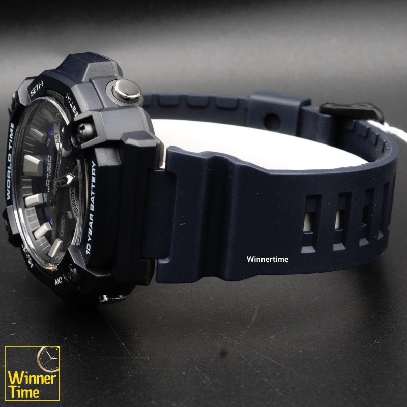 นาฬิกา Casio  ระบบผสมอะนาล็อก-ดิจิตอลรุ่น AEQ-120W-2AV