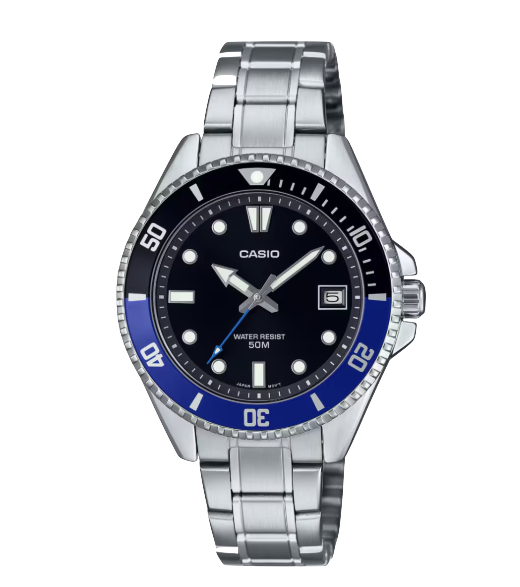 นาฬิกาCASIO มาตรฐาน อะนาล็อก รุ่น MDV-10D-1A2V