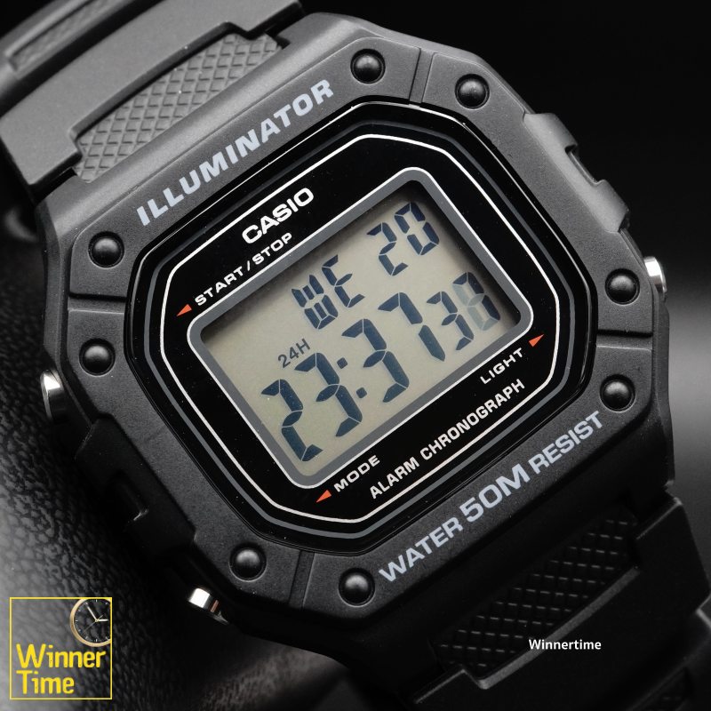 นาฬิกาCASIO ดิจิตอล รุ่น W-218H-1A