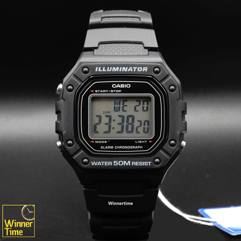 นาฬิกาCASIO ดิจิตอล รุ่น W-218H-1A