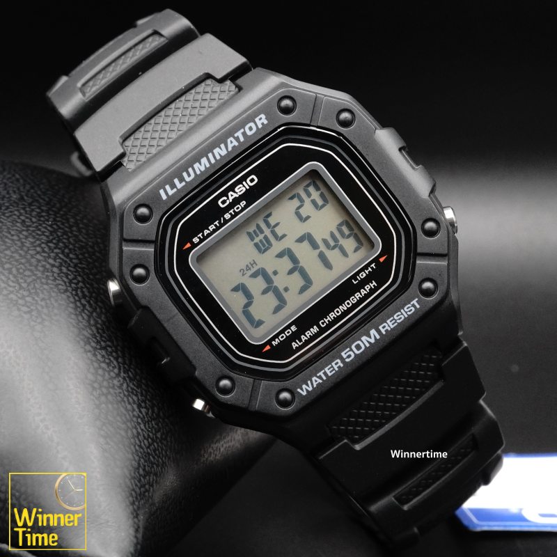 นาฬิกาCASIO ดิจิตอล รุ่น W-218H-1A