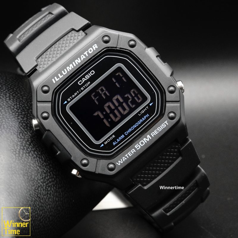 นาฬิกาCASIO ดิจิตอล รุ่น W-218H-1B