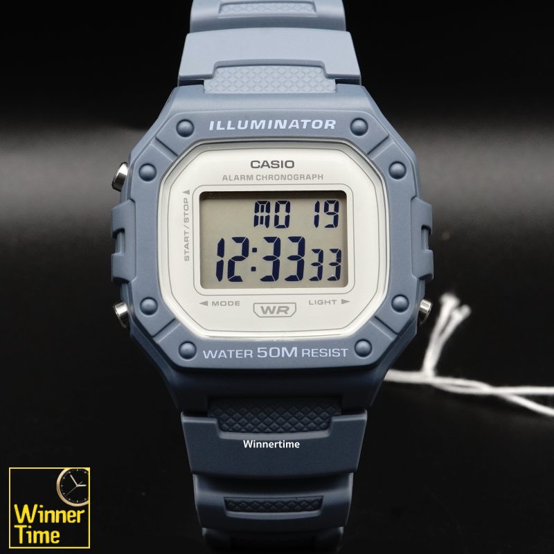 นาฬิกาCASIO ดิจิตอล รุ่น W-218HC-2AV