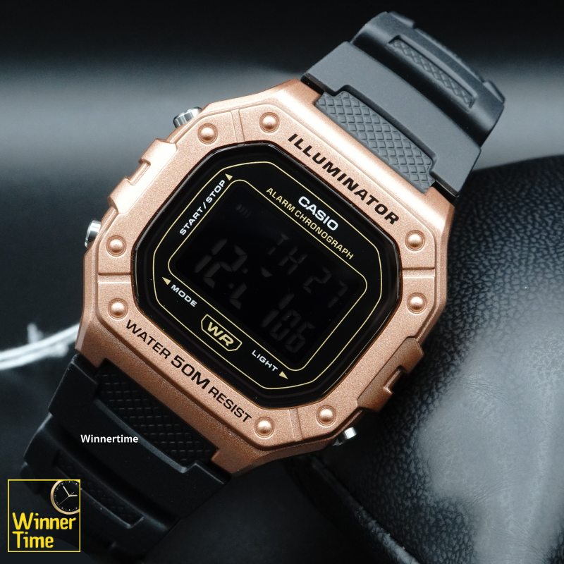 นาฬิกาCASIO ดิจิตอล รุ่น W-218HM-5BV