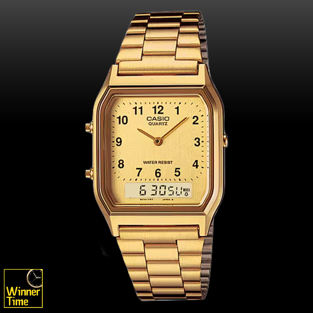 นาฬิกา Casio วินเทจ รุ่น AQ-230GA-9BMQ