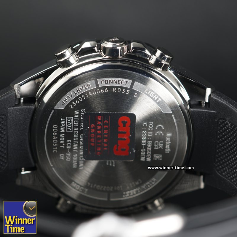 นาฬิกาCASIO EDIFICE ซีรีส์ ECB-900Mobile Link (การเชื่อมต่อแบบไร้สายโดยใช้ Bluetooth)รุ่น ECB-950MP-1A