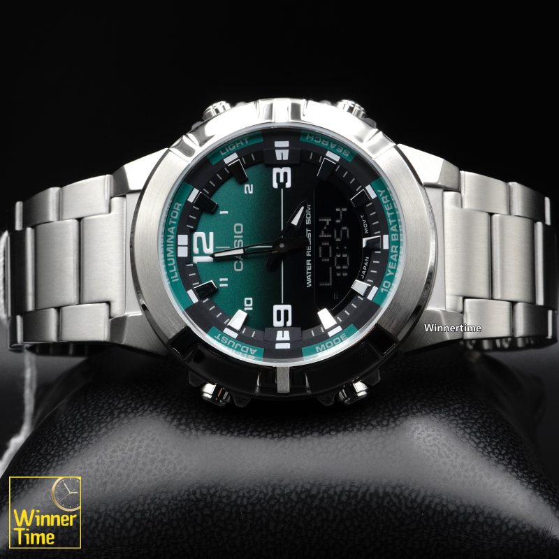 นาฬิกา Casio ระบบผสมอะนาล็อก-ดิจิตอล รุ่น AMW-870DA-3A