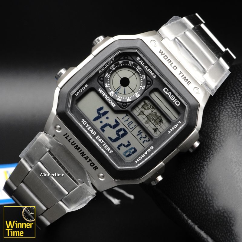 นาฬิกา Casio ดิจิตอล รุ่น AE-1200WHD-1AV