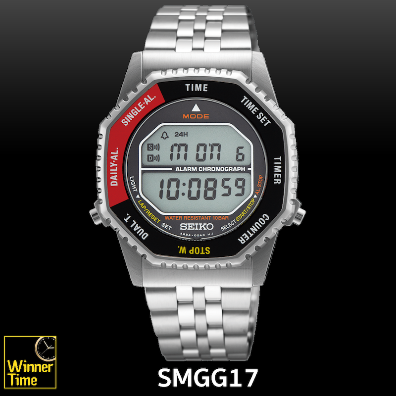 นาฬิกาข้อมือ SEIKO ระบบดิจิตอล The Seiko Rotocall, a fan favorite from the 1980s  is reborn รุ่น SMGG17 นาฬิกาข้อมือ SEIKO ระบบดิจิตอล The Seiko Rotocall, a fan favorite from the 1980s  is reborn รุ่น SMGG17
