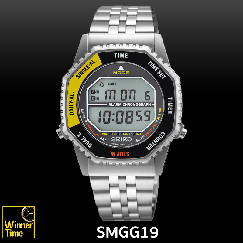 นาฬิกาข้อมือ SEIKO ระบบดิจิตอล The Seiko Rotocall, a fan favorite from the 1980s, is reborn รุ่น SMGG19 นาฬิกาข้อมือ SEIKO ระบบดิจิตอล The Seiko Rotocall, a fan favorite from the 1980s, is reborn รุ่น SMGG19
