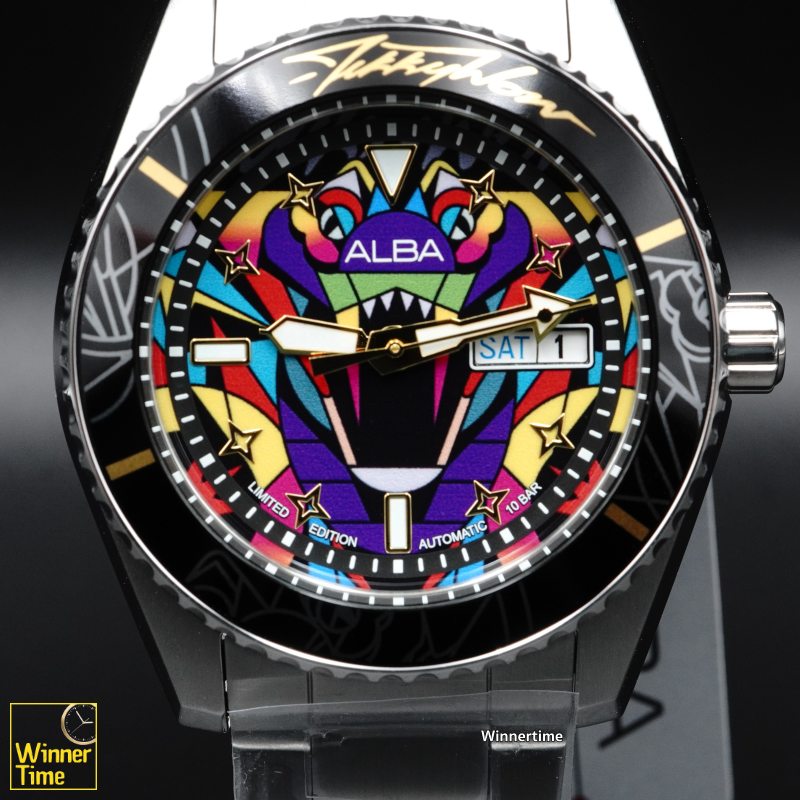 Alba x Tikkywow Limited Edition “The King Kobura”  รุ่น AL4807X1 ผลิตเพียง 800 เรือน จัดจำหน่ายเฉพาะประเทศไทย