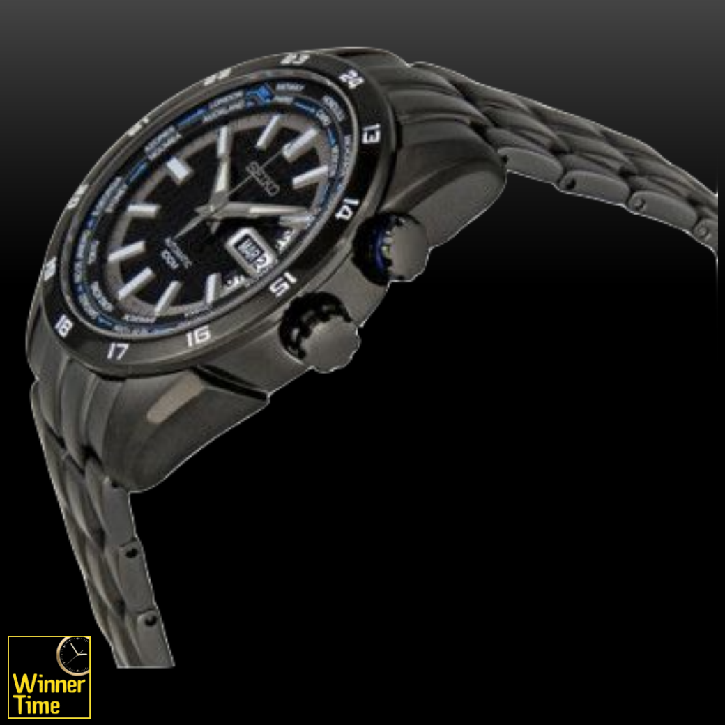 นาฬิกา Seiko Automatic สีดำขาว รุ่น SRP039