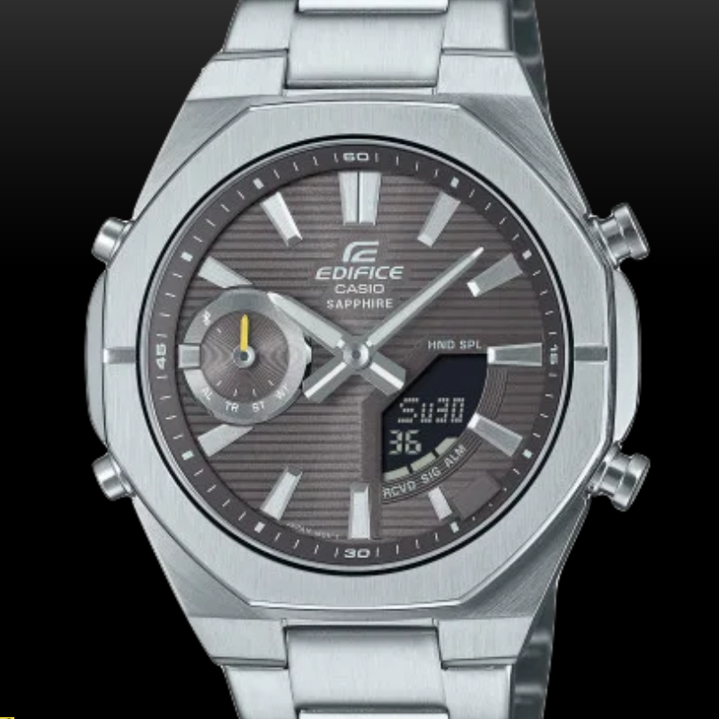 นาฬิกาCASIO EDIFICE นาฬิกาข้อมือผู้ชาย ระบบอนาล็อก ดิจิตอล รุ่น ECB-S10D-8A