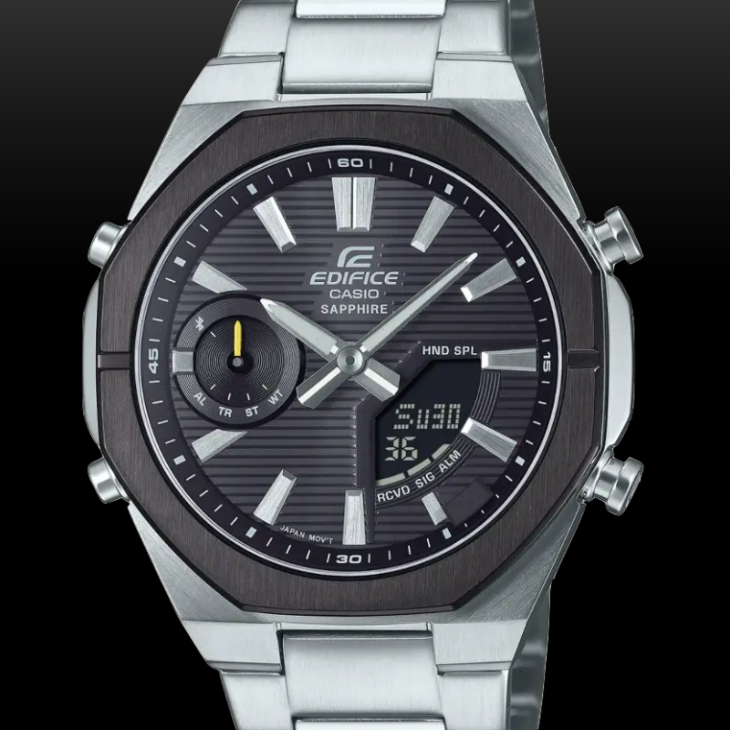 นาฬิกาCASIO EDIFICE ระบบอนาล็อก ดิจิตอล รุ่น ECB-S10DB-1AD
