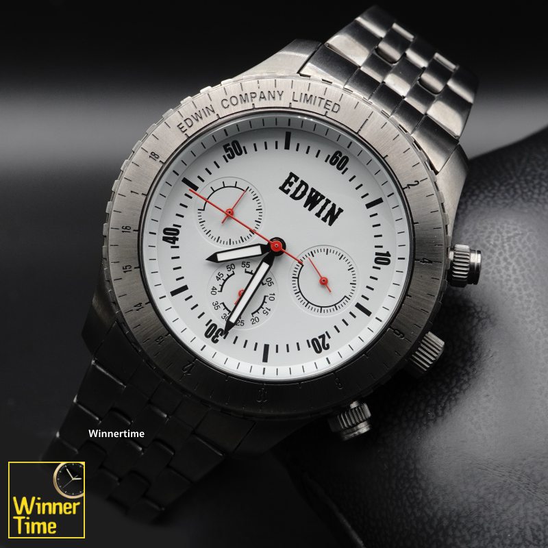 นาฬิกา EDWIN Quartz Chronograph รุ่น EW0001