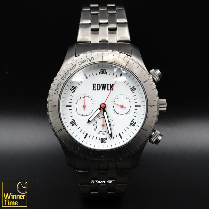 นาฬิกา EDWIN Quartz Chronograph รุ่น EW0001