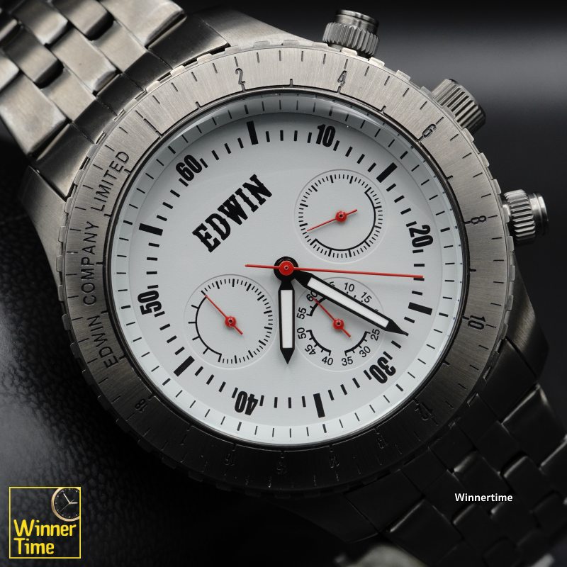 นาฬิกา EDWIN Quartz Chronograph รุ่น EW0001