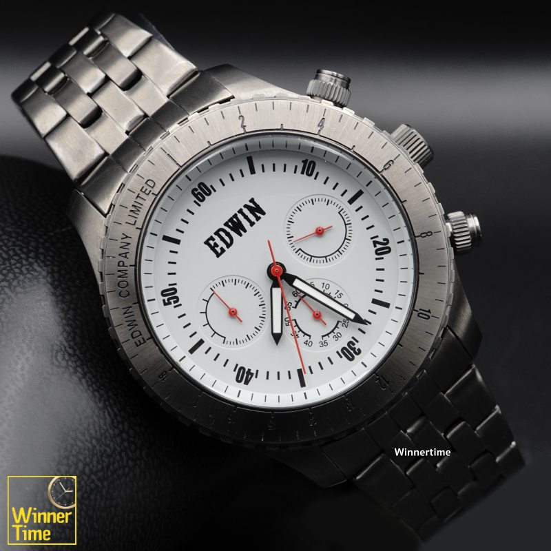 นาฬิกา EDWIN Quartz Chronograph รุ่น EW0001