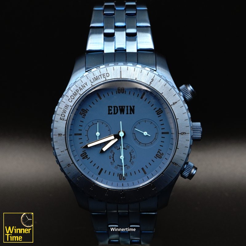 นาฬิกา EDWIN Quartz Chronograph รุ่น EW0002