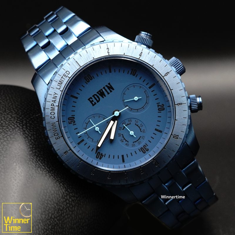 นาฬิกา EDWIN Quartz Chronograph รุ่น EW0002