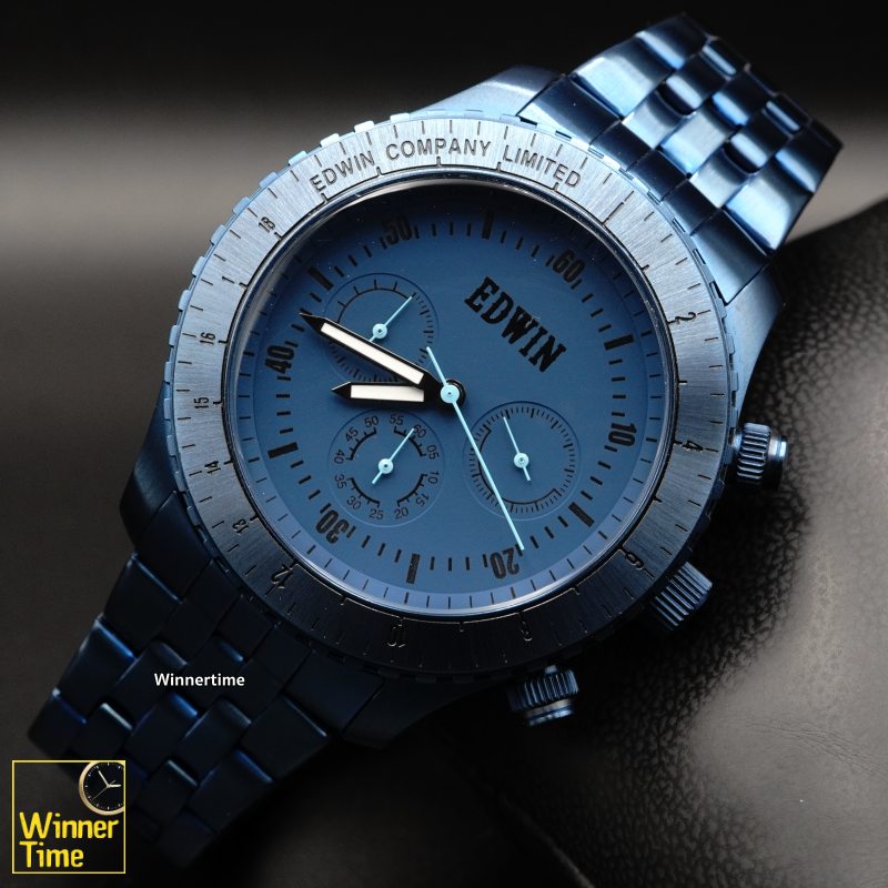นาฬิกา EDWIN Quartz Chronograph รุ่น EW0002
