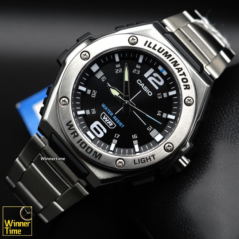 นาฬิกาข้อมือ CASIO Unisex รุ่น MWA-100HD-1AVDF สีดำ