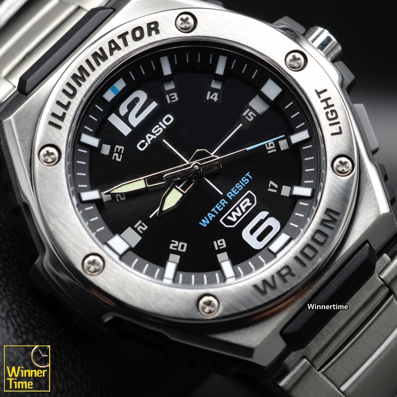 นาฬิกาข้อมือ CASIO Unisex รุ่น MWA-100HD-1AVDF สีดำ