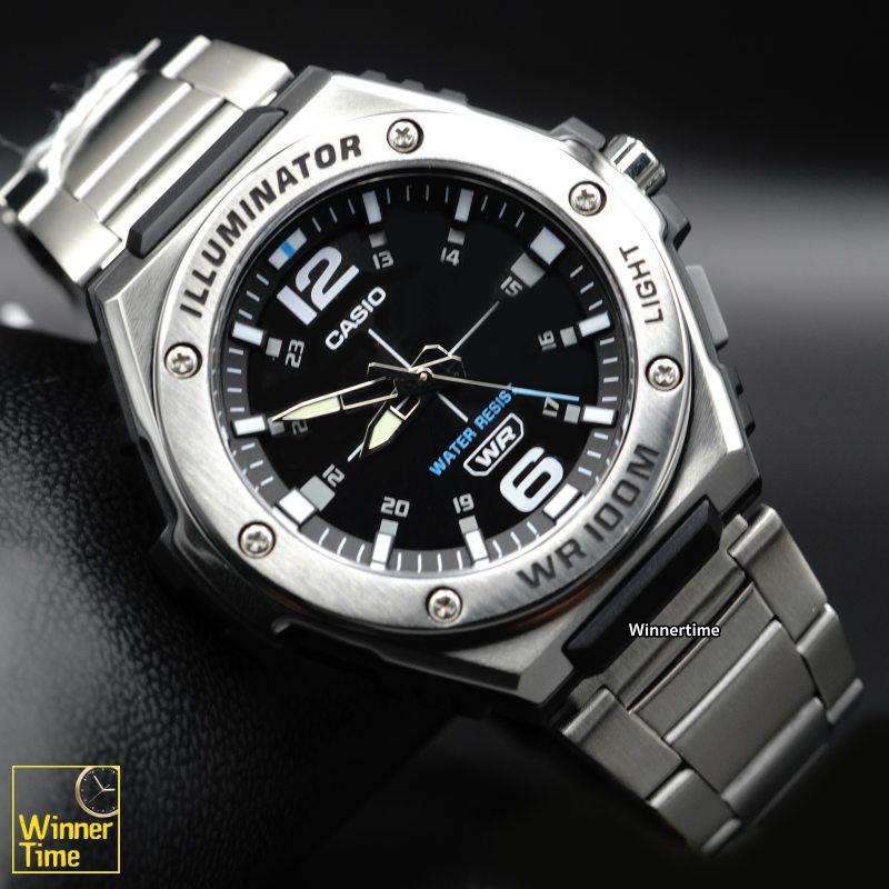 นาฬิกาข้อมือ CASIO Unisex รุ่น MWA-100HD-1AVDF สีดำ