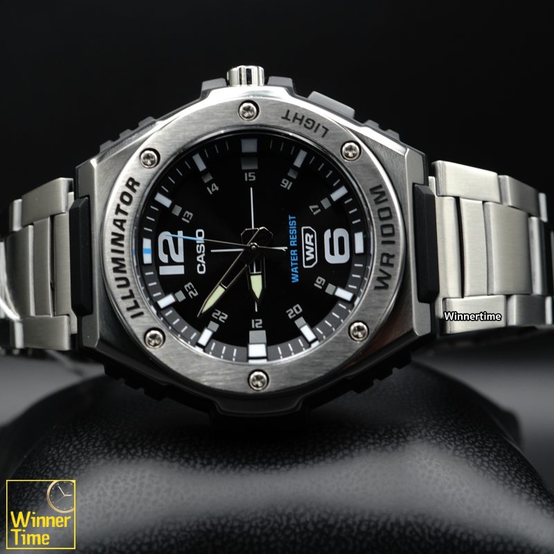 นาฬิกาข้อมือ CASIO Unisex รุ่น MWA-100HD-1AVDF สีดำ