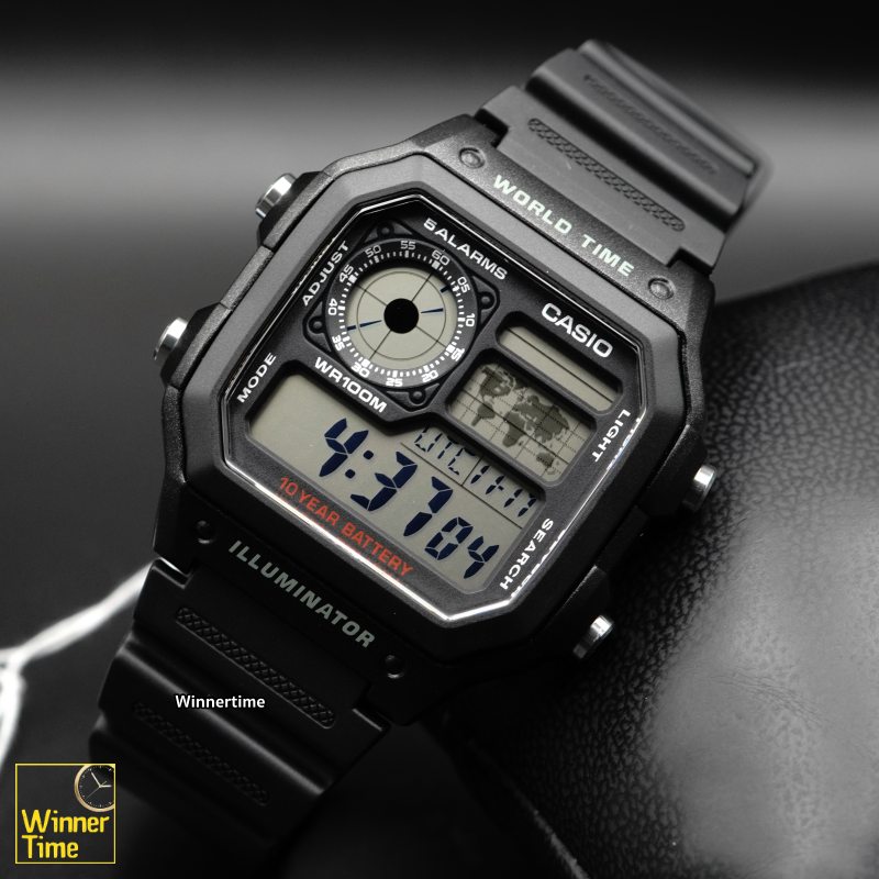 นาฬิกา Casio ดิจิตอล รุ่น AE-1200WH-1AV
