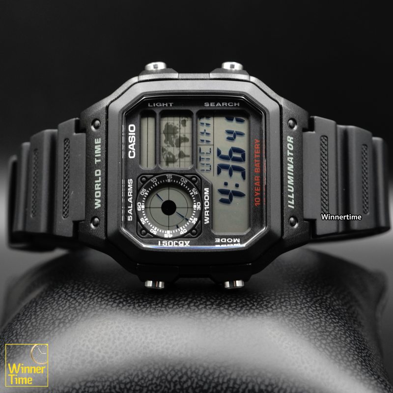 นาฬิกา Casio ดิจิตอล รุ่น AE-1200WH-1AV