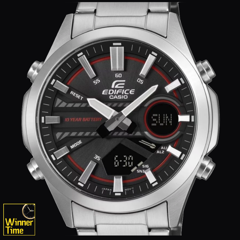 นาฬิกาข้อมือผู้ชายCASIO EDIFICE อะนาล็อก-ดิจิตอล รุ่น EFV-C120D-1A4DF