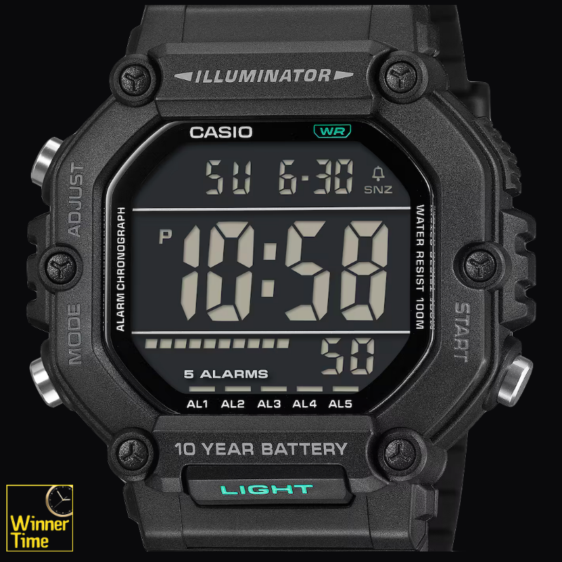 นาฬิกาCASIO ดิจิตอล รุ่น AE-1600HX-1BV