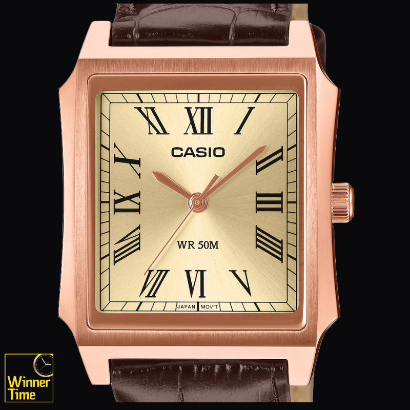 นาฬิกาCASIO มาตรฐาน รุ่น MTP-B190RGL-9BV