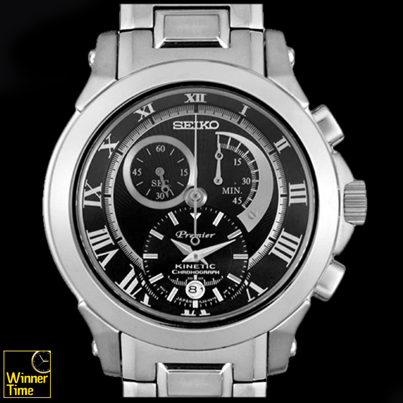 นาฬิกาผู้ชายSeiko Premier Kinetic chronograph รุ่น SNL041P1,SNL041P ,SNL041