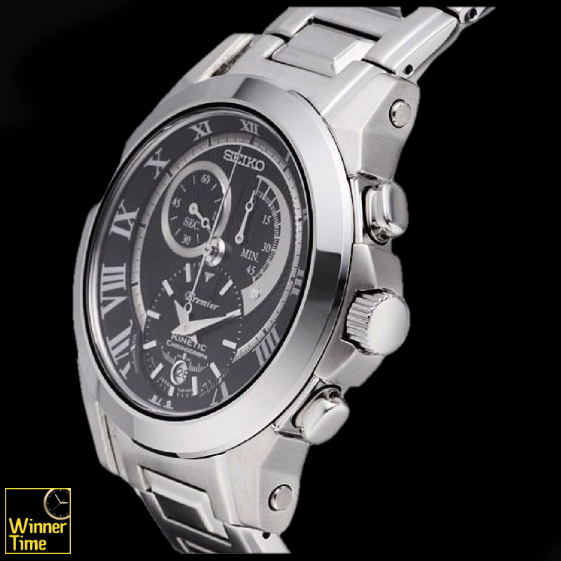 นาฬิกาผู้ชายSeiko Premier Kinetic chronograph รุ่น SNL041P1,SNL041P ,SNL041