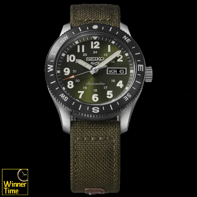 นาฬิกาข้อมือ Seiko 5 Sports Field Series Compass bezel รุ่น HDB008K1,HDB008K,HDB008