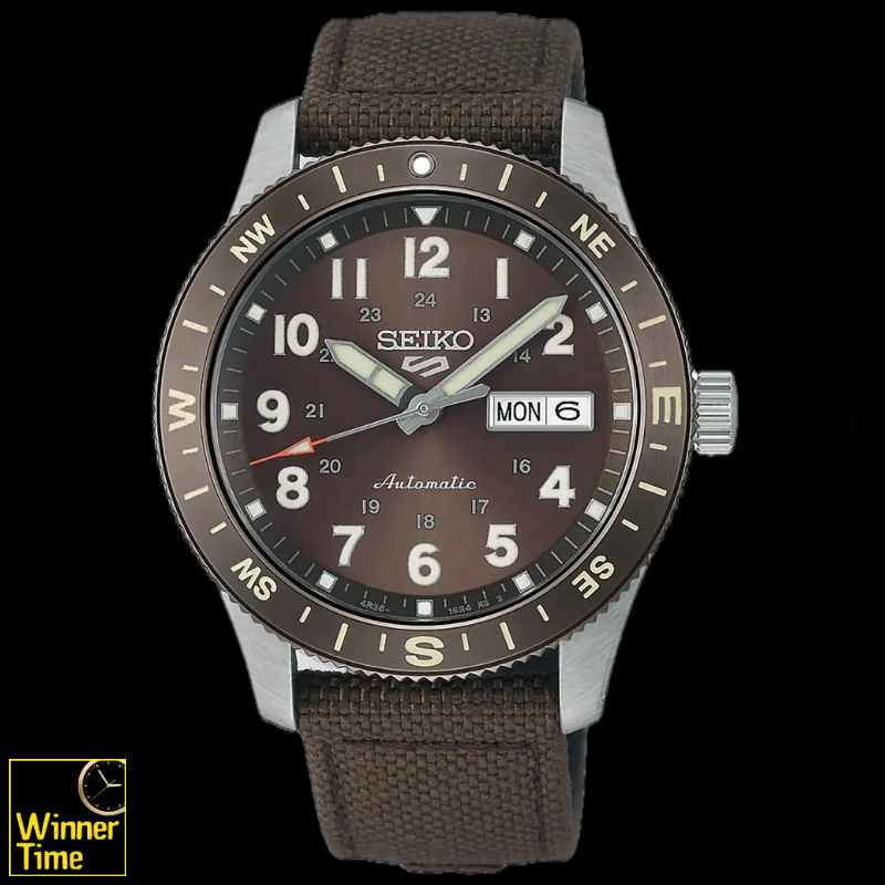 นาฬิกาข้อมือ Seiko 5 Sports Field Series Compass bezel รุ่น HDB009K1,HDB009K,HDB009