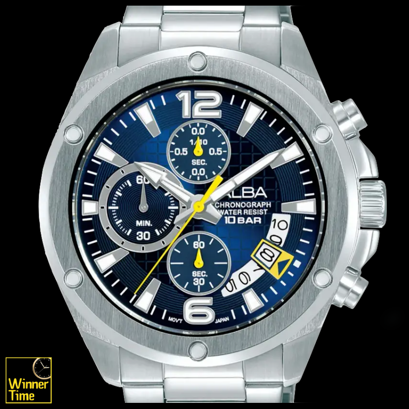 นาฬิกาข้อมือผู้ชาย ALBA Sportive Quartz รุ่น AM3987X1,AM3987X,AM3987