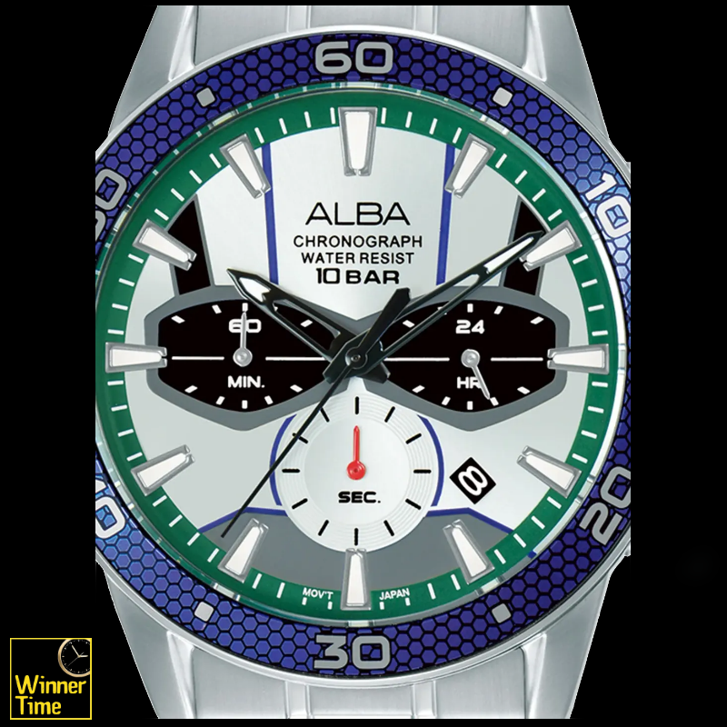 นาฬิกาข้อมือผู้ชาย ALBA Sportive Quartz รุ่น AT3K45X,AT3K45X1,AT3K45
