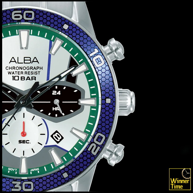 นาฬิกาข้อมือผู้ชาย ALBA Sportive Quartz รุ่น AT3K45X,AT3K45X1,AT3K45