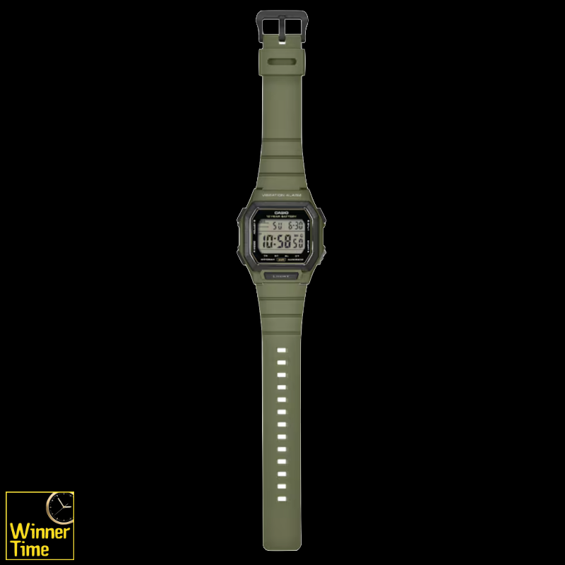 นาฬิกาข้อมือผู้ชาย CASIO มาตรฐาน รุ่น W-738H-3AV