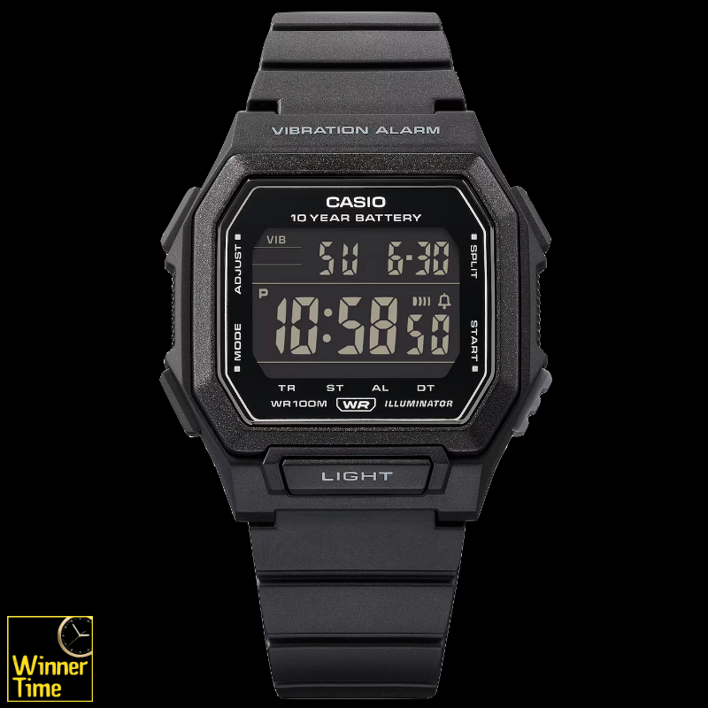 นาฬิกาข้อมือผู้ชาย CASIO มาตรฐาน รุ่น W-738H-1BV