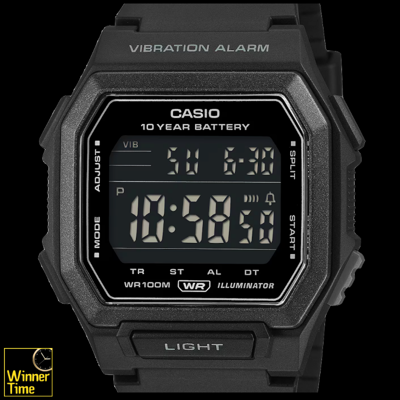 นาฬิกาข้อมือผู้ชาย CASIO มาตรฐาน รุ่น W-738H-1BV