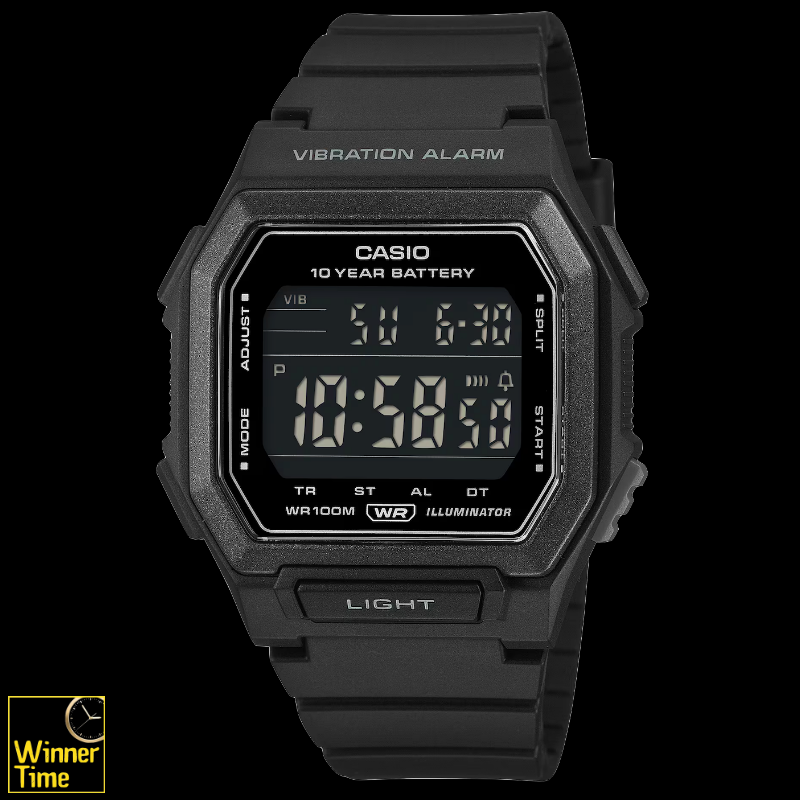 นาฬิกาข้อมือผู้ชาย CASIO มาตรฐาน รุ่น W-738H-1BV