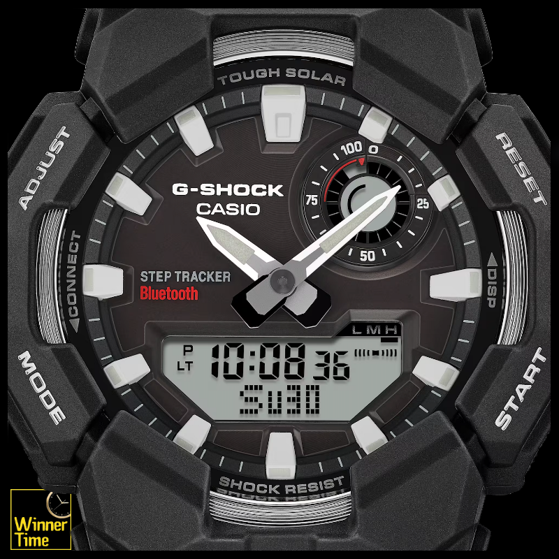 นาฬิกาข้อมือผู้ชาย CASIO G-SHOCK ANALOG-DIGITAL Solar Bluetooth series รุ่น GA-B010-1A