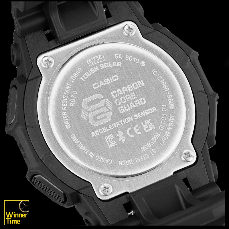 นาฬิกาข้อมือผู้ชาย CASIO G-SHOCK ANALOG-DIGITAL Solar Bluetooth series รุ่น GA-B010-1A